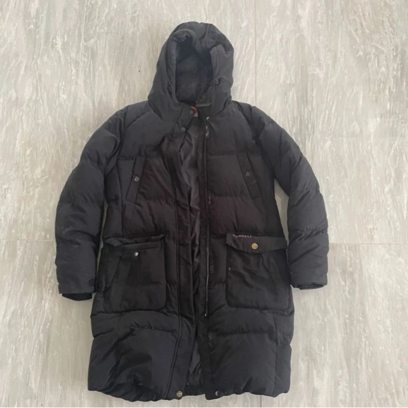 preloved MERRELL coat puffer jacket hooded winter snow