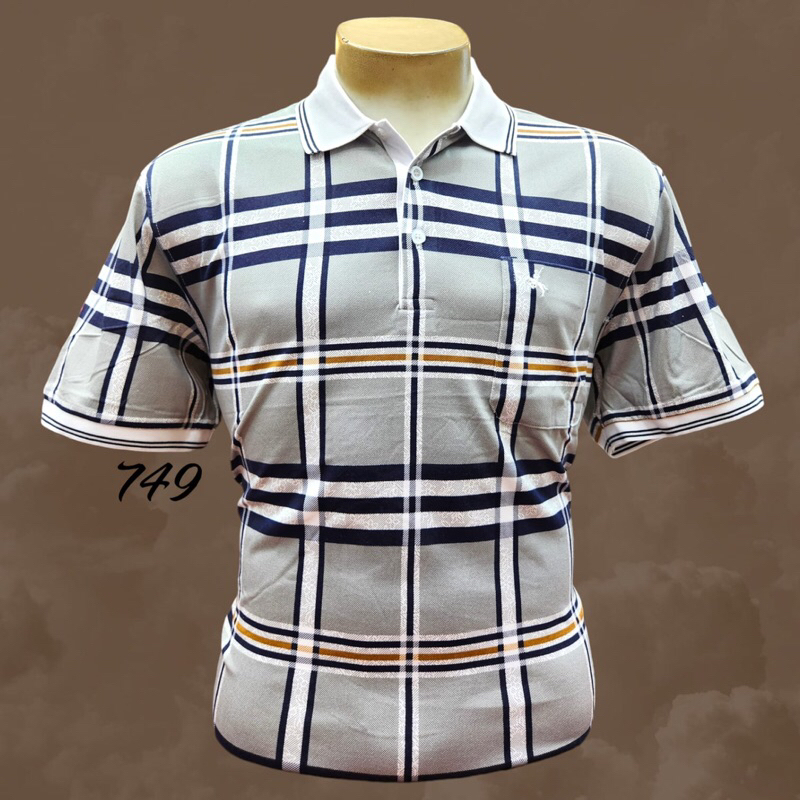 kaos kerah korea pria (PREMIUM QUALITY)