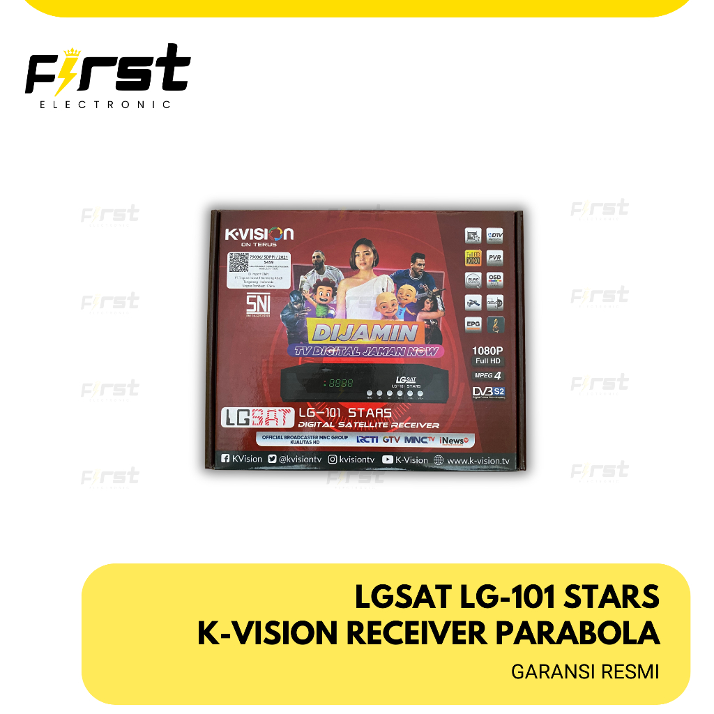 Receiver Parabola Digital Kvision LGSAT LG-101 STARS GOL