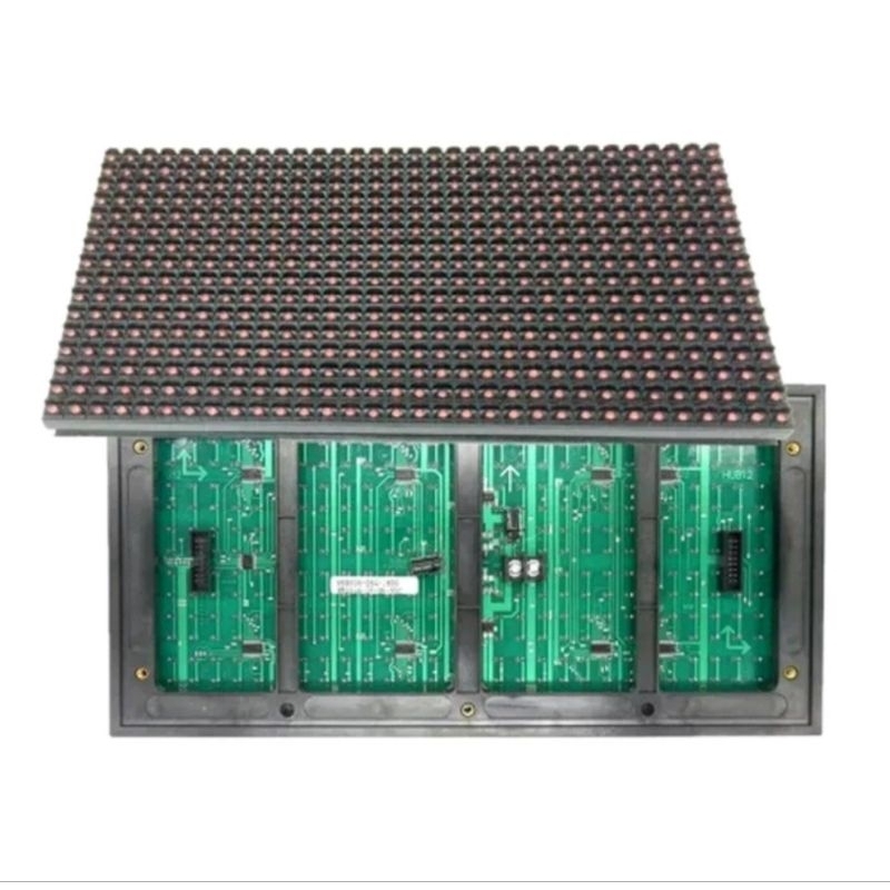 panel modul led p10 dip led running text p10 hijau