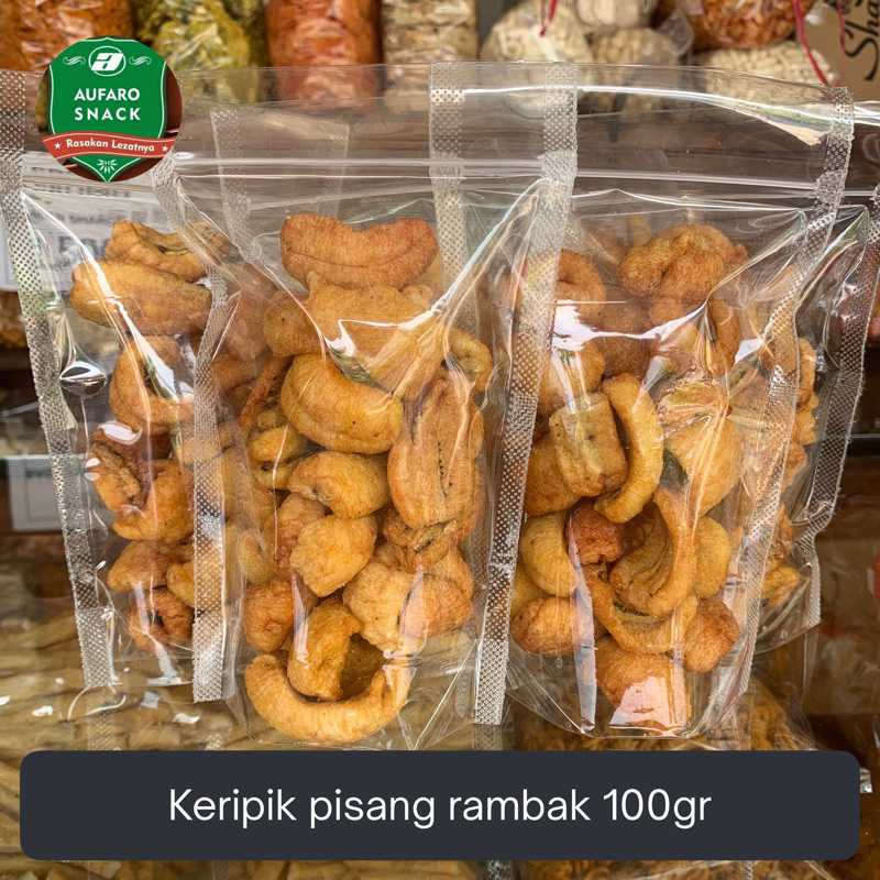 

KERIPIK BUAH PISANG RAMBAK 100 GRAM OLEH OLEH MALANG AUFARO SNACK