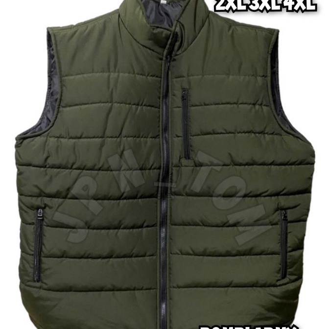 FG2 Rompi Jumbo Pria Wanita Vest size Jaket Polos Lekbong Army M L XL XXL XXXL XXXXL 3XL 4XL