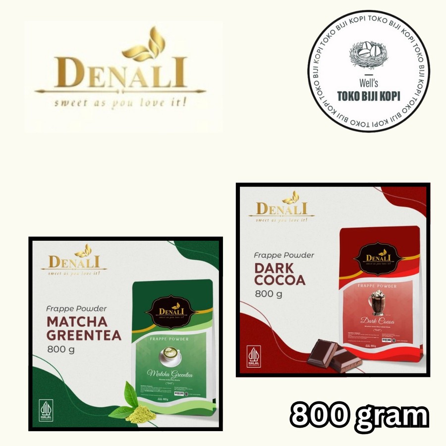 

Denali Frappe Powder / Bubuk Minuman Flavour Merk Denali - 800 gram