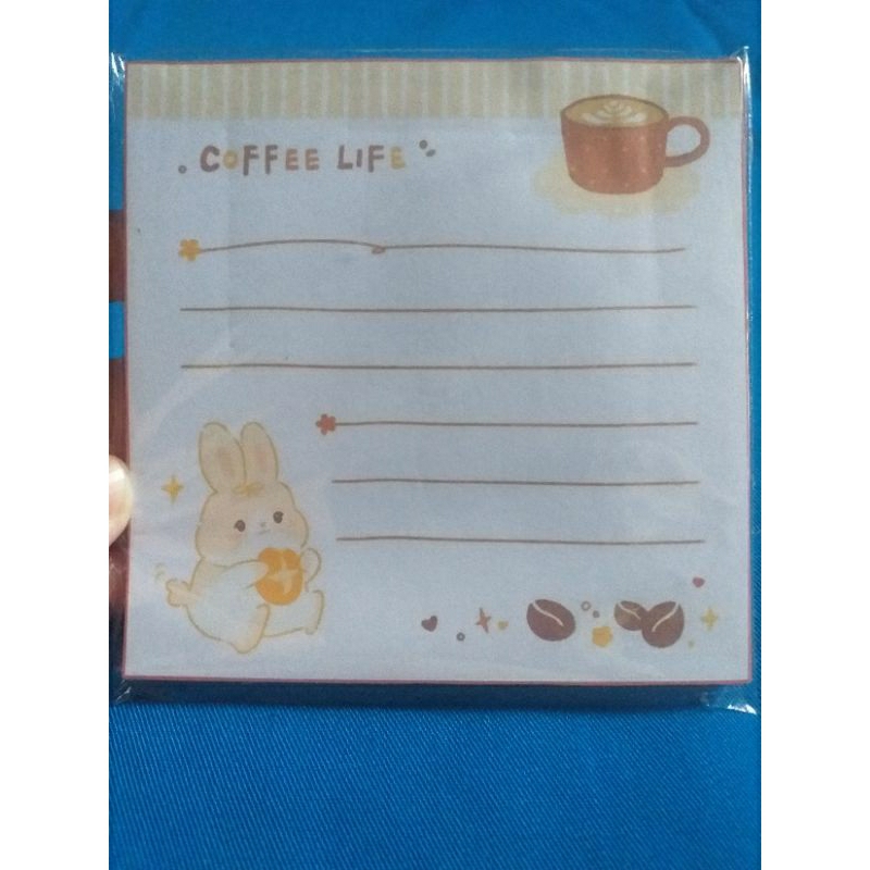 

Memo Pad Coffee Life 50 Lembar / Notepad Buku Kecil / Kertas Memo Saku Untuk Kantor Sekolah Pengingat