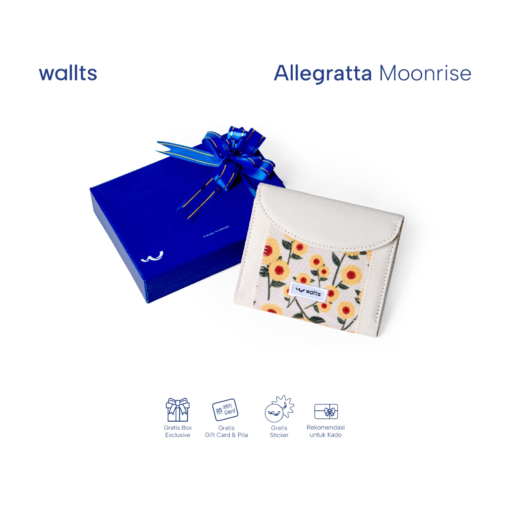 Wallts Allegrata Moonrise - Dompet Lipat Wanita