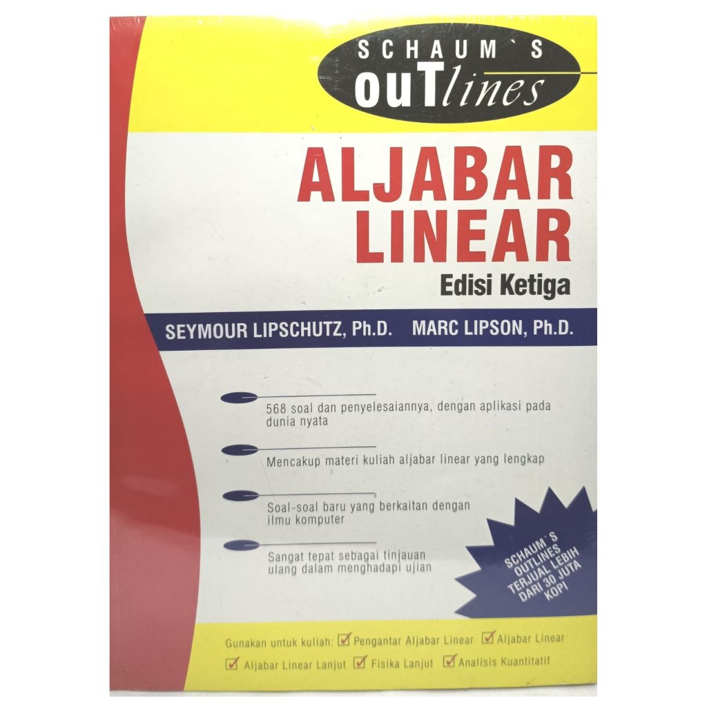 Schaum's Out Lines - Aljabar Liner Edisi 3 - Seymour Lipschuts - CAM