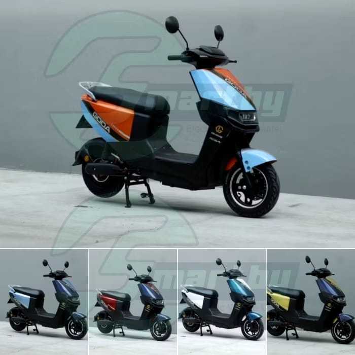 Sepeda Motor Listrik Goda Golden New Lion 200 Ban Tubeless 800 Watt