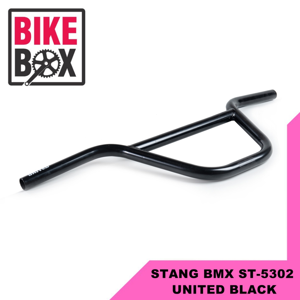 STANG BMX ST-5302 UNITED HANDLEBAR SEPEDA BMX HITAM