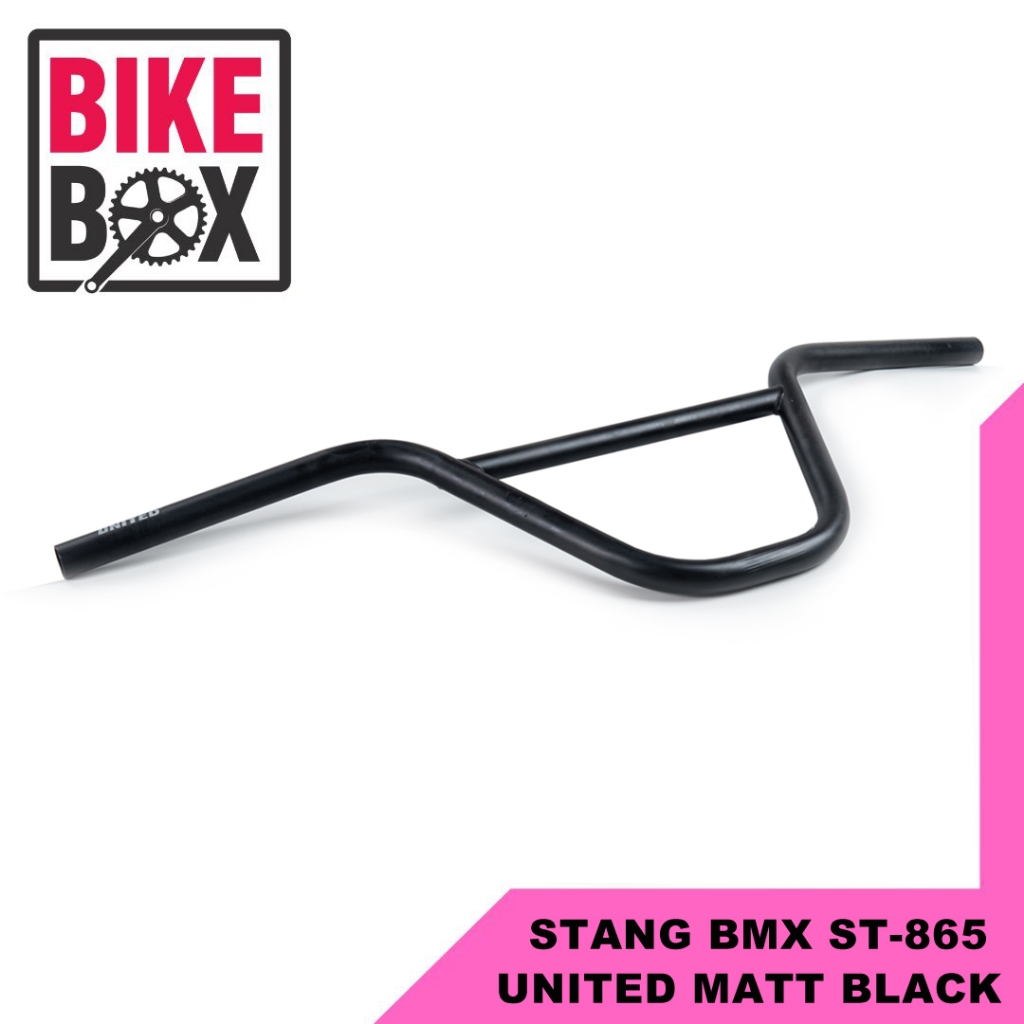 STANG BMX ST-865 UNITED HANDLEBAR SEPEDA BMX HITAM