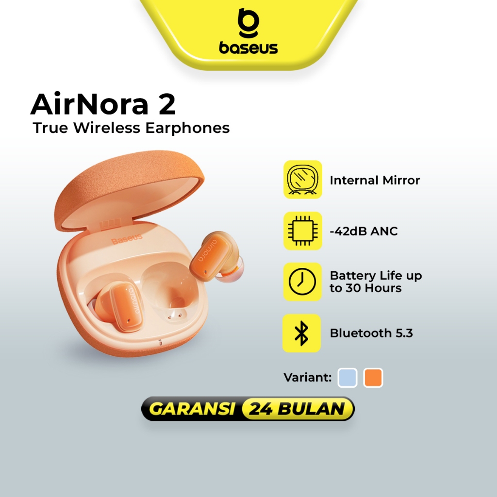 Baseus AirNora 2 Earphone Nirkabel Sejati