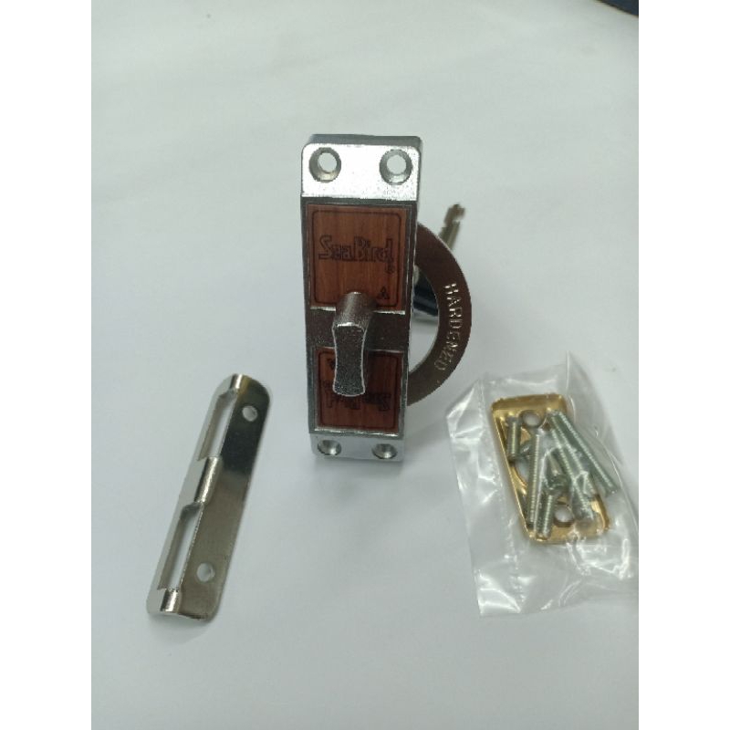 kunci dan grendel folding door pintu lipat PVC