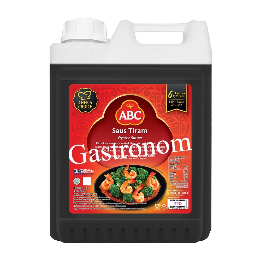 

Saus Tiram ABC Dirigen / Jerigen / Galon 5,5 Kg