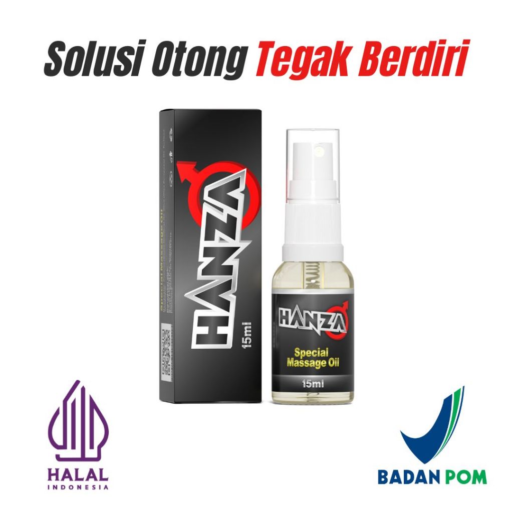 HANZA SPRAY Minyak Oles Pembesarpenis Alami - Obat Pembesarpenis permanen minyak pijat pembesar mr p