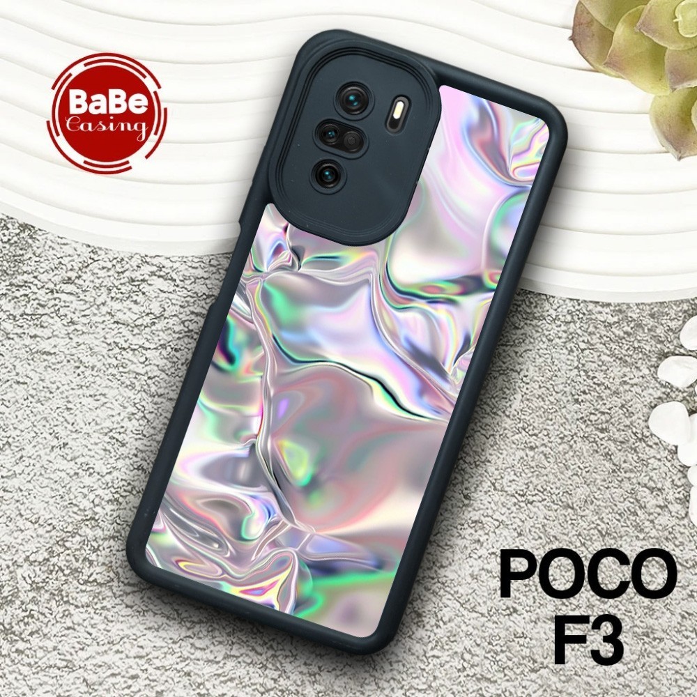 Case Poco F3 Terbaru Rainbow Casing Foco F3 Hardcase Premium Glosy Softcase Glosy Termurah Terlaris