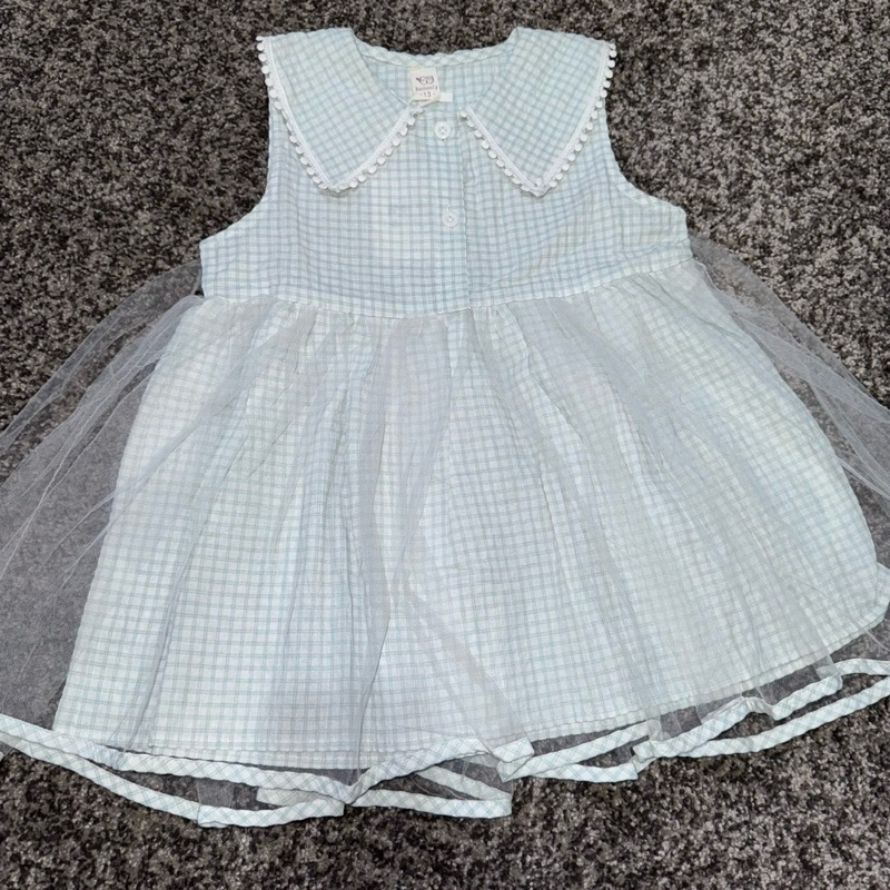 Dres 3-4 tahun lengan pendek anak perempuan campuran tile