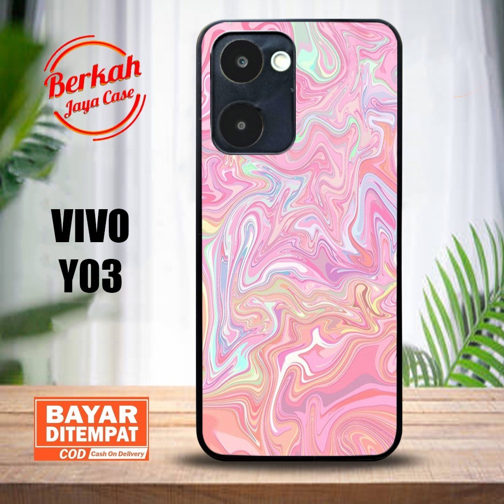 Casing Vivo Y03 Terlaris Rainbow New Case Vivo Y03 Terbaru Termurah Casing Hardcase Softcase Glosy