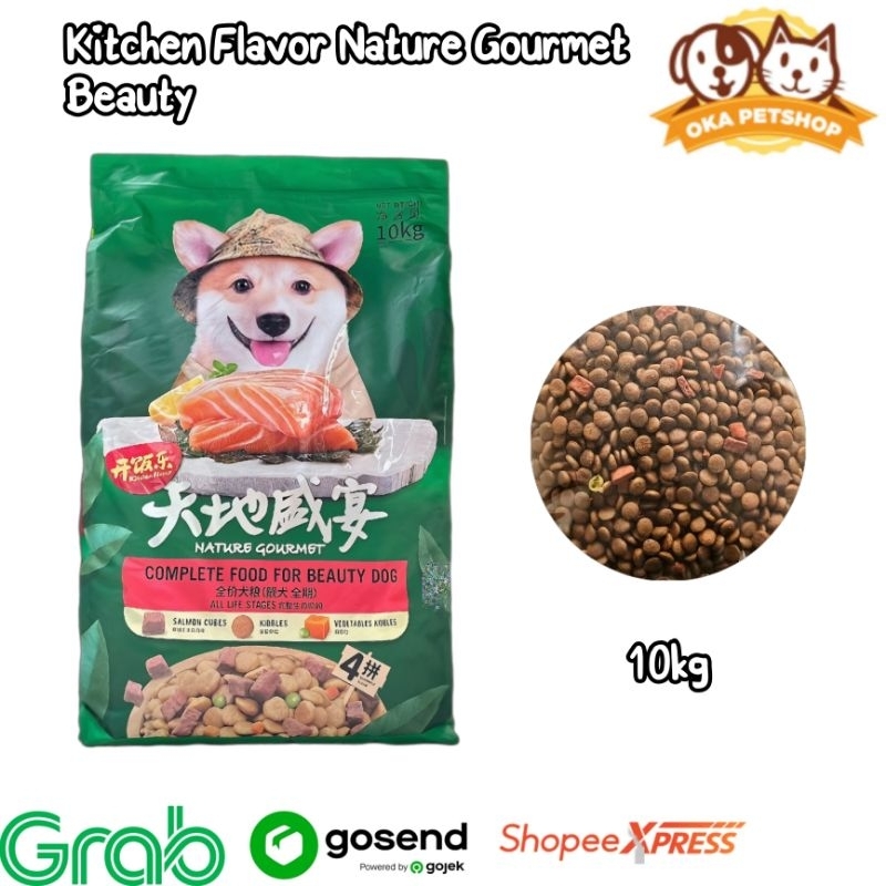 KF Beauty Dog 10kg / Kitchen Flavor Dog Salmon All Stage (Link Gojek)
