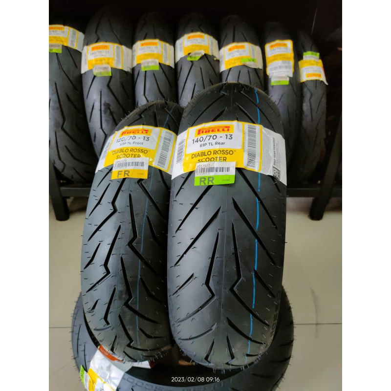 PAKET DIABLO ROSSO SCOTER 120/70-13 & 140/70-13