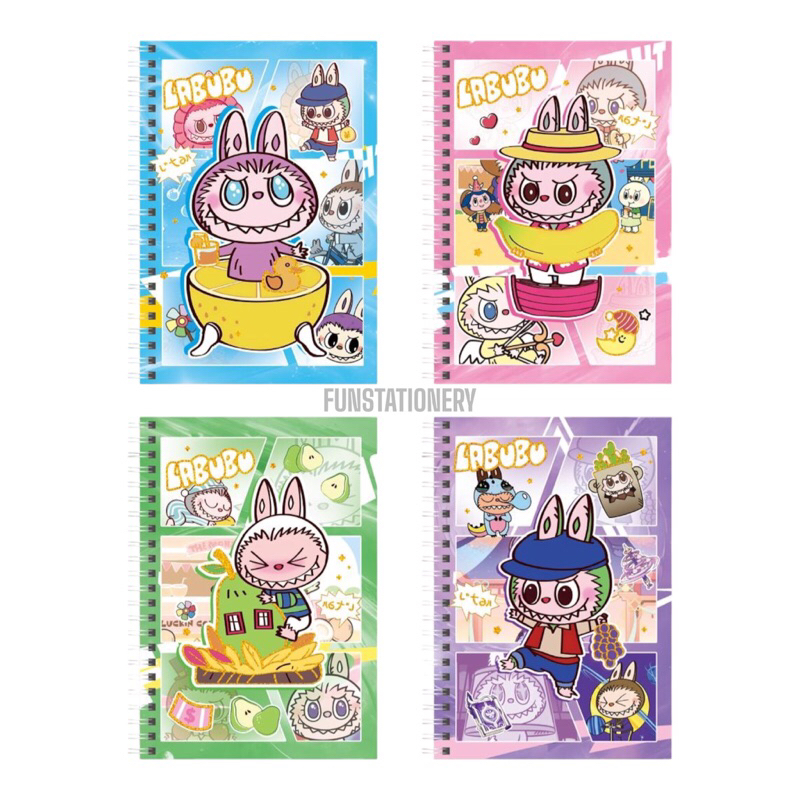 

(A5) NOTEBOOK SPIRAL 2121-104 LABUBU (40 LEMBAR) BUKU TULIS CATATAN