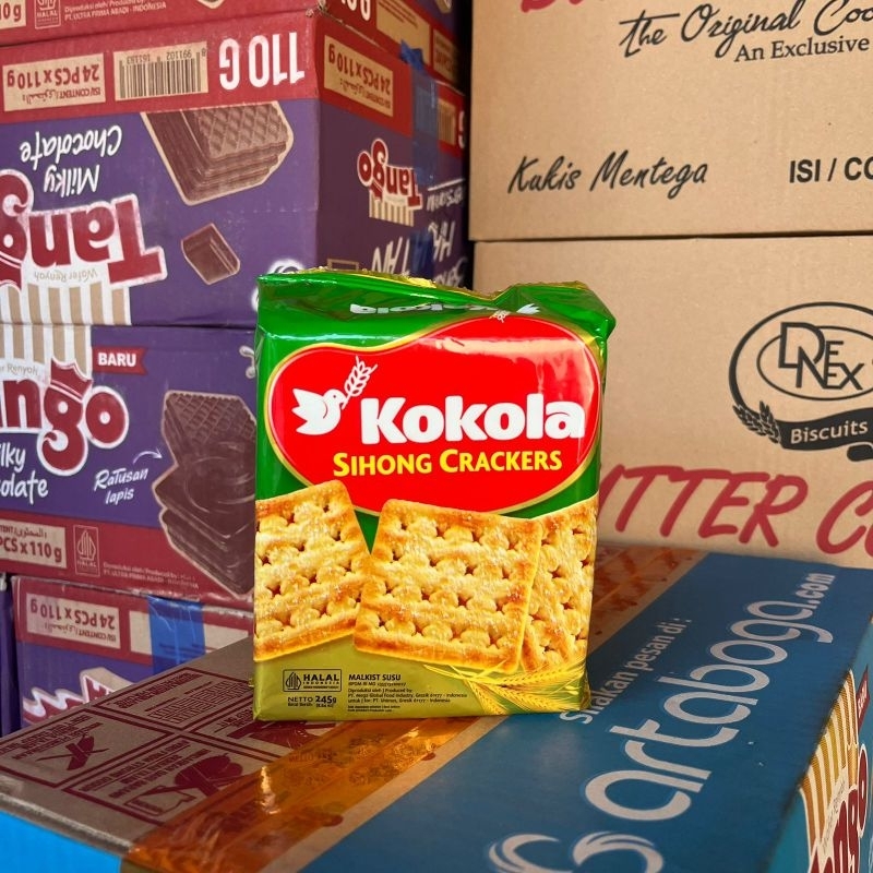 

kokola sihong crackers 245 gram 1 dus isi 36 pcs