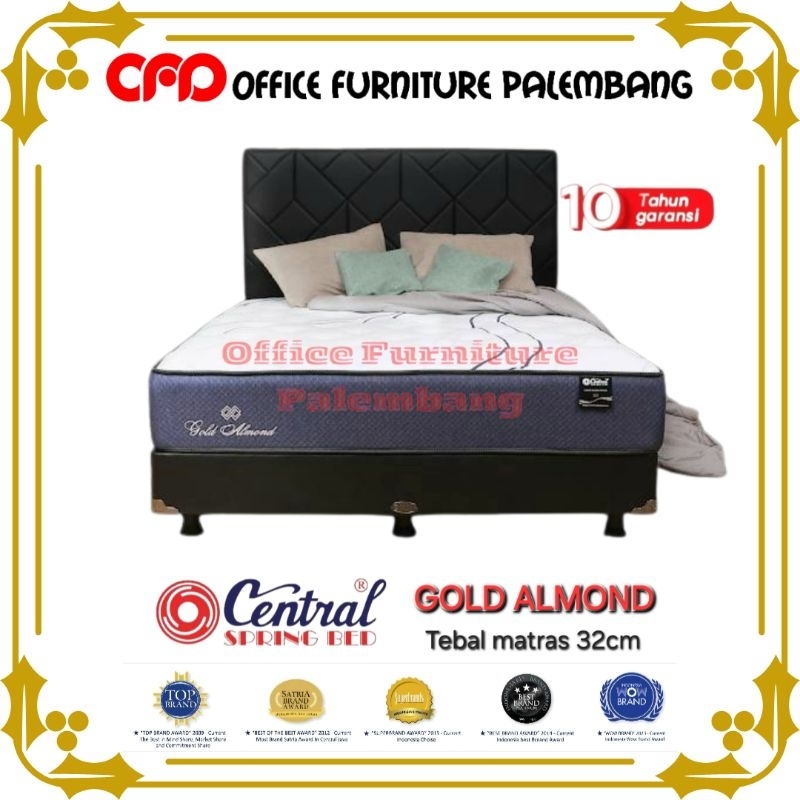 springbed central GOLD ALMOND matras kasur spring bed