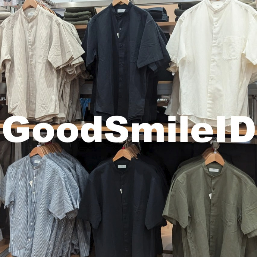 SALE PENAWARAN TERBATAS 14-21 MEI  Men Kemeja Katun Linen Kerah Tegak Lengan Pendek Kasual Pria BAJU