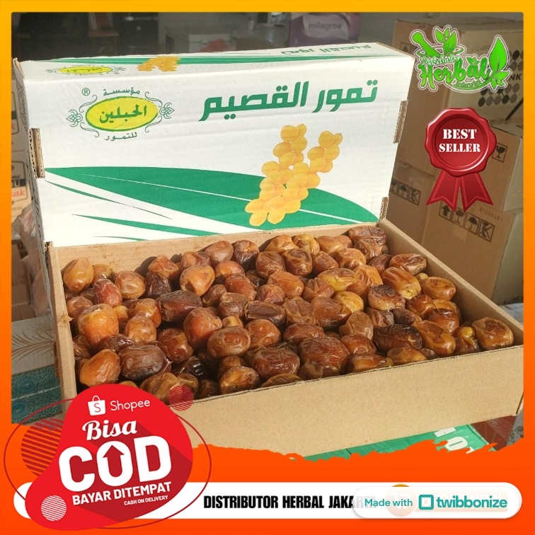 

Kurma Sukkari Qosim 3kg / Sukkari Korma Basah / Kurma Sukari Mz Batik 3kg