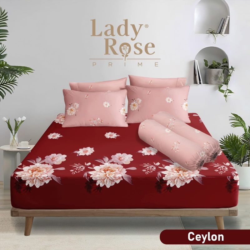 Sprei lady rose ukuran 180x200 tinggi 30 Ceylon