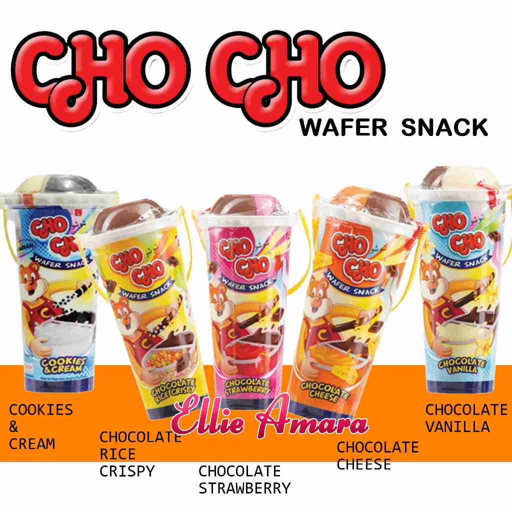 

CHO CHO WAFER SNACK CRISPY 29gr/35gr SNACK ANAK