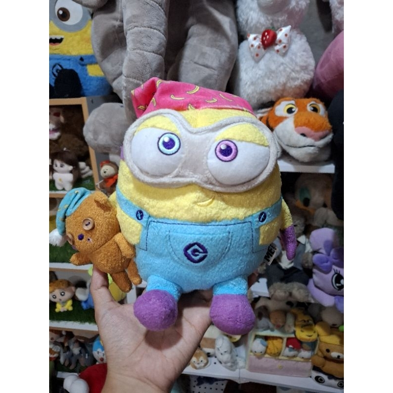 Boneka Karakter Minions Bob Tim Pastel / Bob sleep