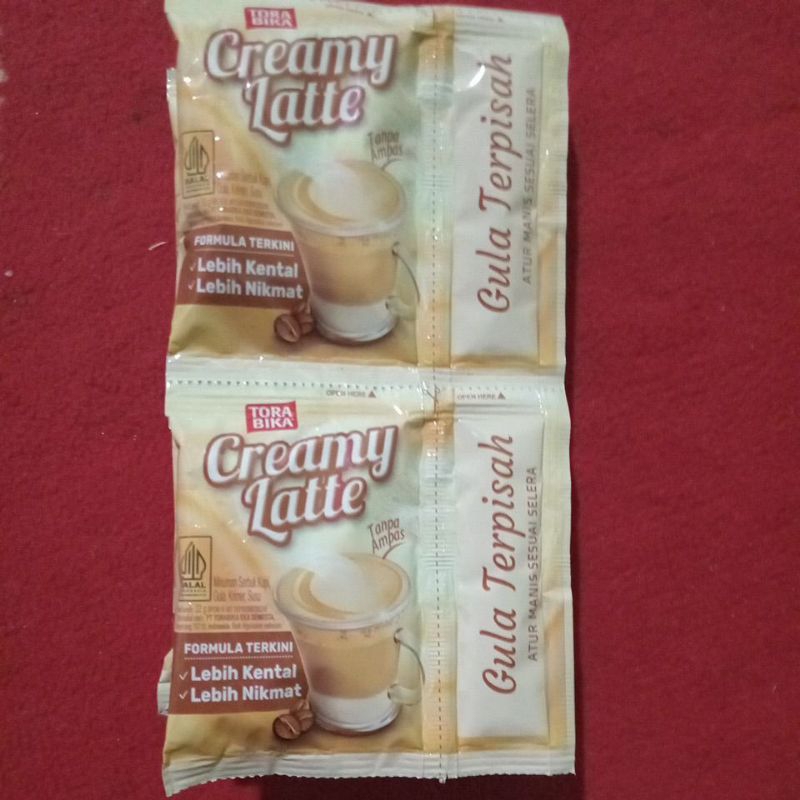 

Torabika creamy latte 1 renceng (10 pcs)