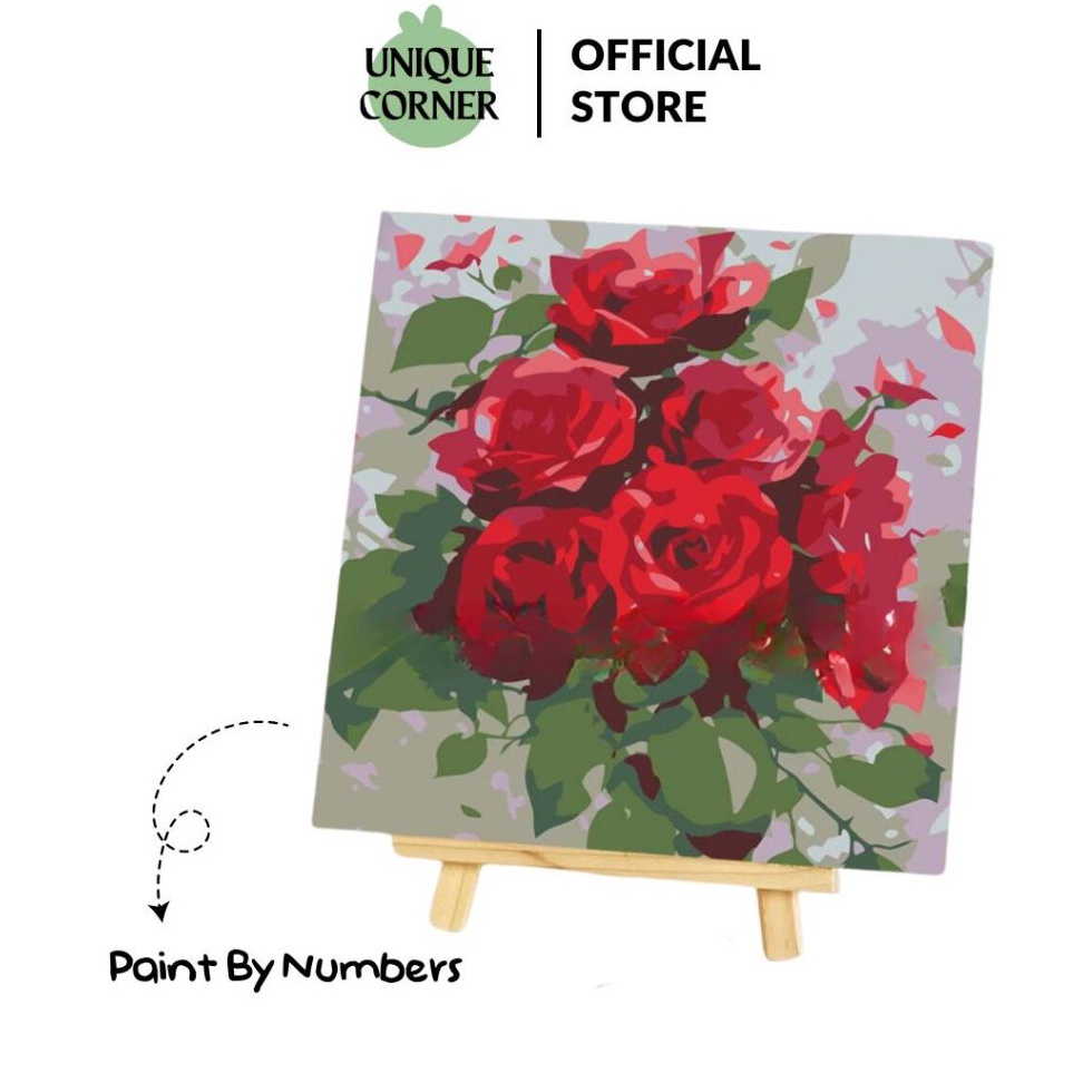 

Hadir Limited UQ Paket Melukis Paint By Numbers Kit Anak Kanvas Gambar Colouring Belajar Mewarnai STY754