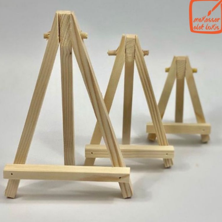 

Ready Terkeren Easel Lukis Kayu Stand mini