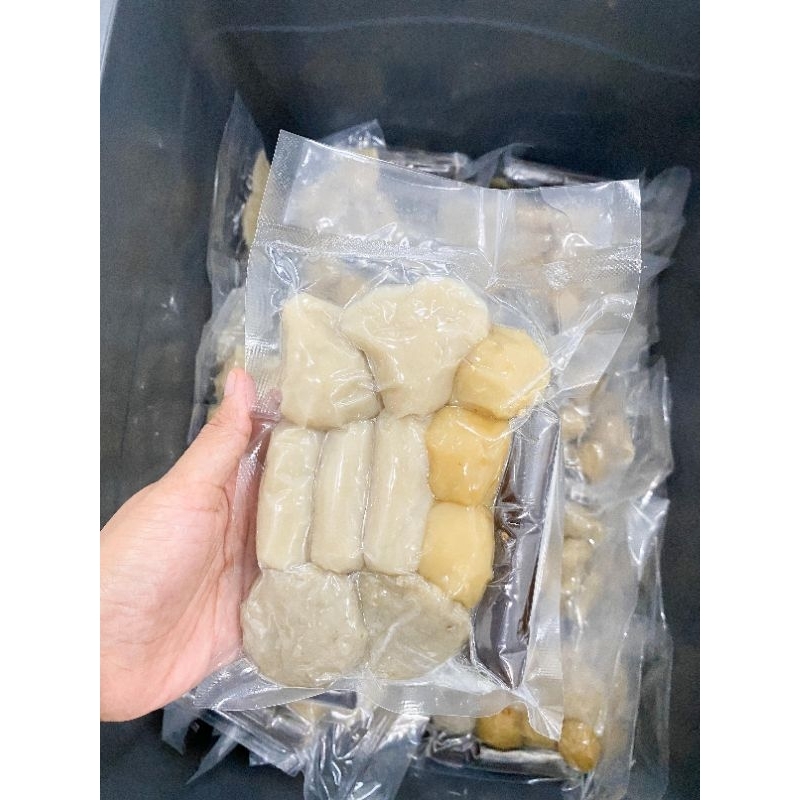 

pempek mix isi 10 - Asli Palembang