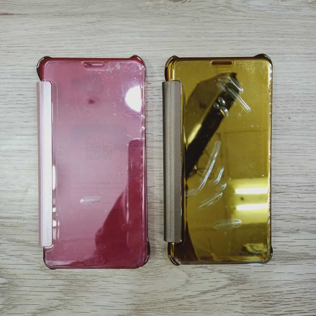 Flip Mirror Flip Cover Clear View Standing Samsung Galaxy J5 Prime