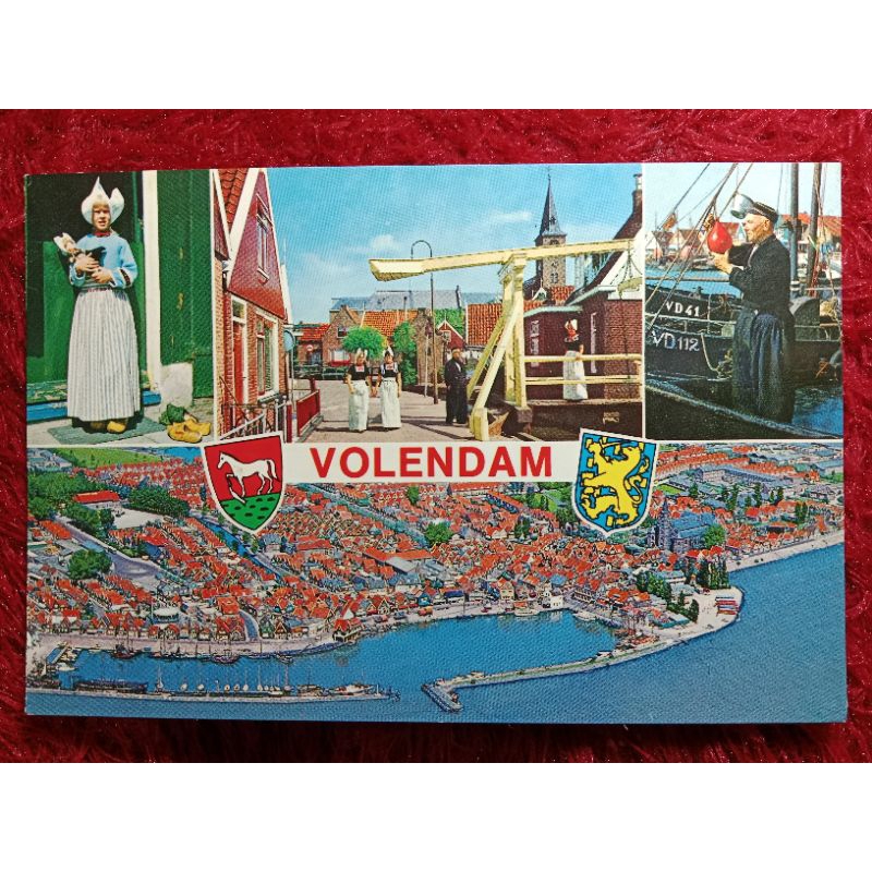

Post Card Belanda Volendam Holland UN USED