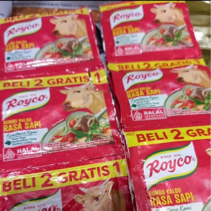 

Royco Sapi 1 renceng isi 12 sachet x 10 lusin