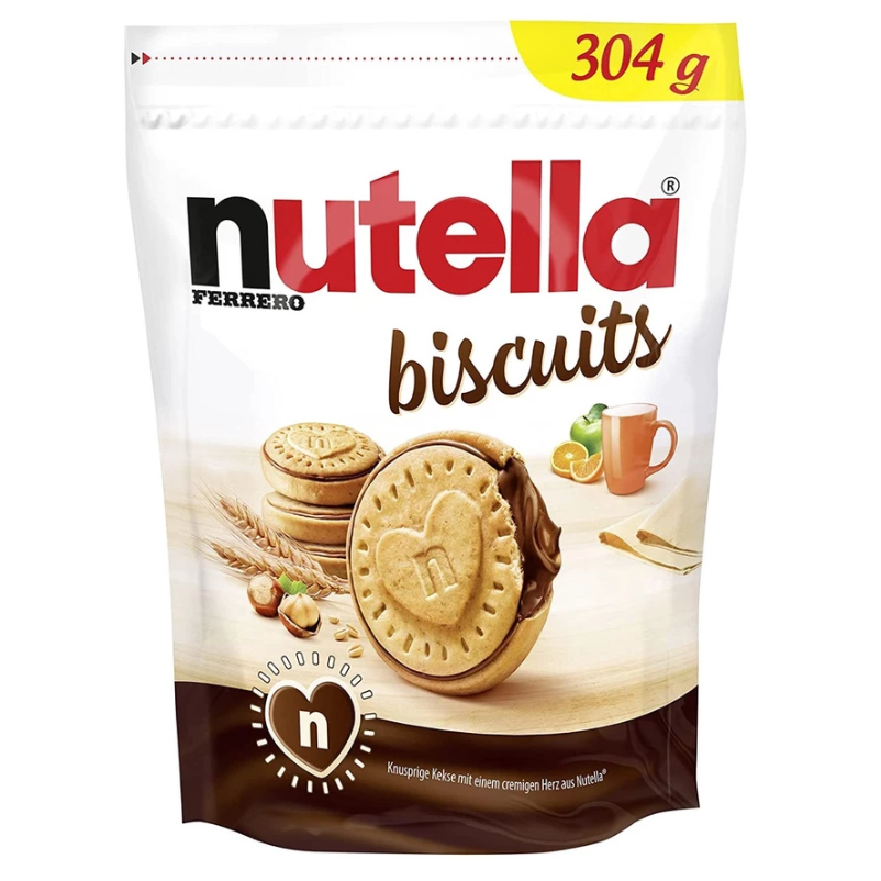 

NUTELLA BISCUITS POUCH 193 GR | ISI 22 PCS BISKUIT | PRODUCT OF ITALY