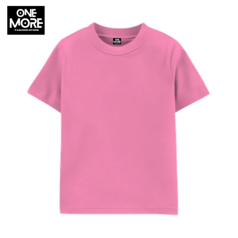 KAOS POLOS ANAK WARNA PINK/KAOS POLOS PINK/KAOS POLOS MERAH MUDA