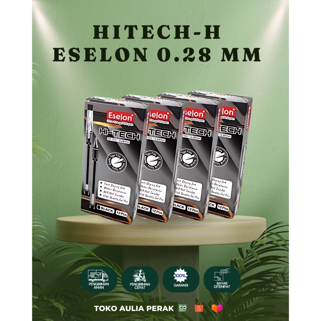 

PEN MURAH ESELON 1 LUSIN ESELON PEN HITECH H/ PEN MAKNA 0.28 MM/ PEN 1 LUSIN MURAH/ PEN MURAH