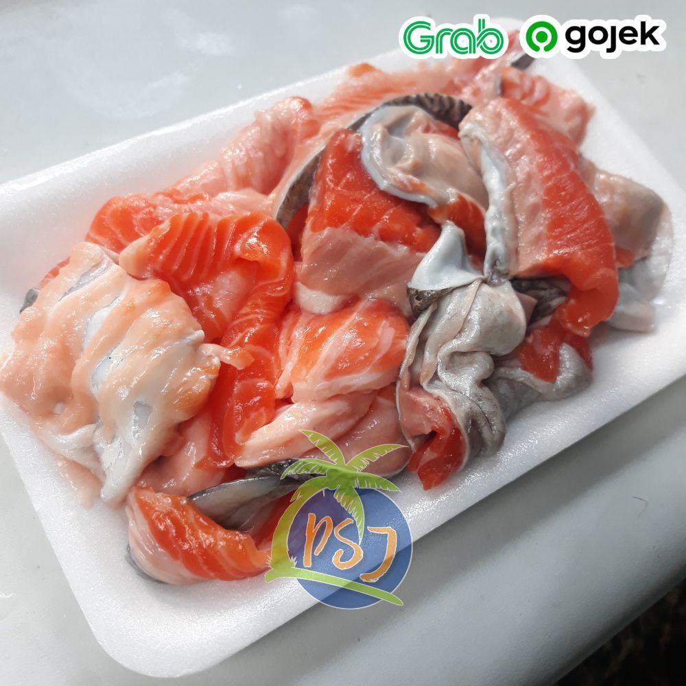 

Tetelan salmon tanpa tulang 250 gram | Tetelan ikan salmon segar \ tetelan salmon tanpa tulang dan duri 250 gram