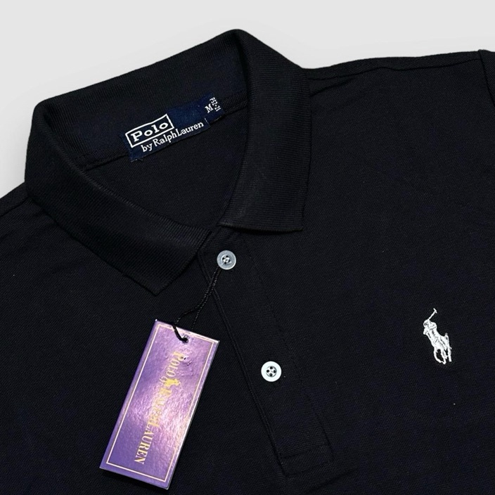Limit Kaos Kerah Polo 3 Shirt Polos  Kaos Krah Polo Shirt Polos Lengan Pendek Pria Wanita Unisex Lht