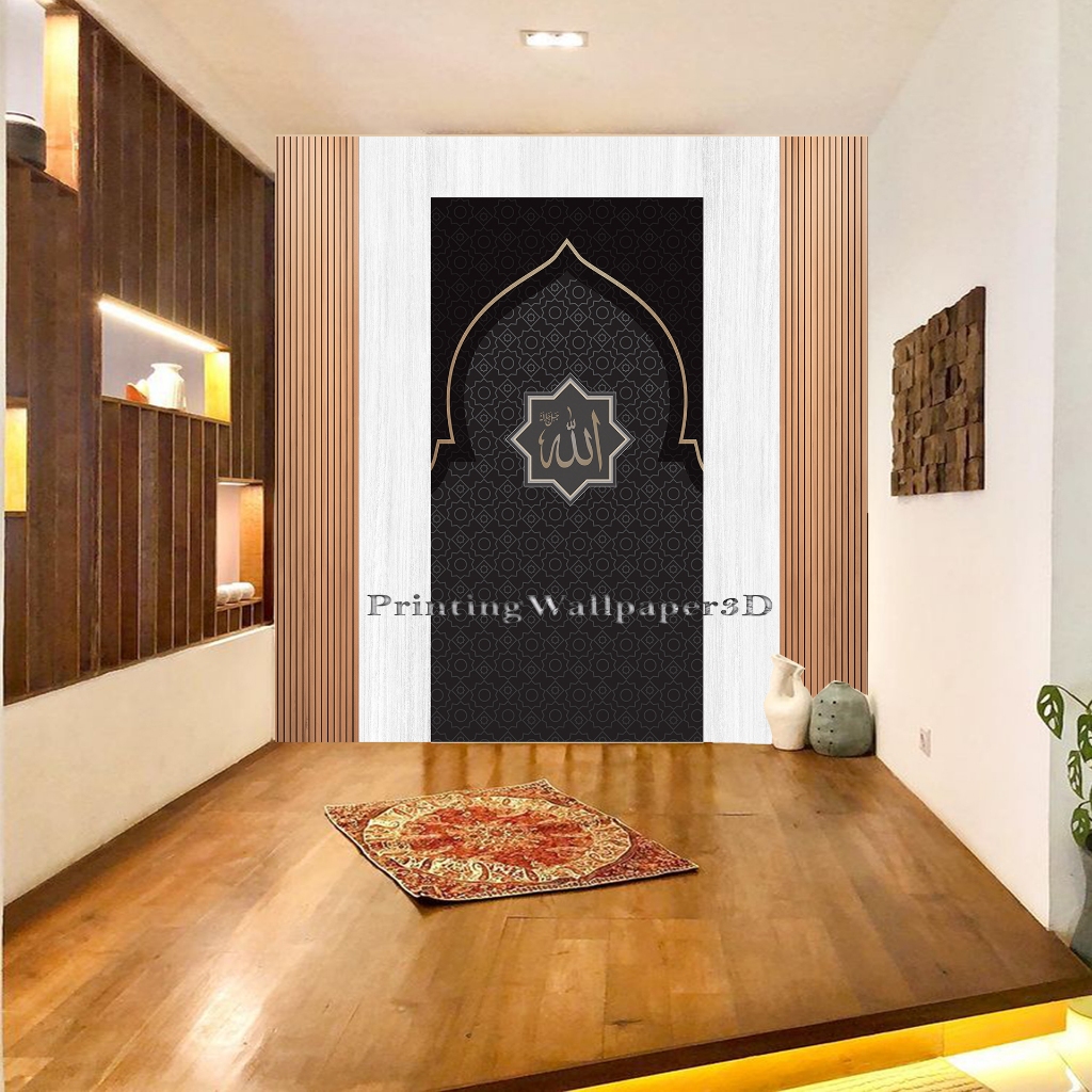 Stiker Mihrab Mushola Rumah, Stiker Mihrab, Stiker Bahan stiker Wallpaper Masjid | Wallsticker | Wal