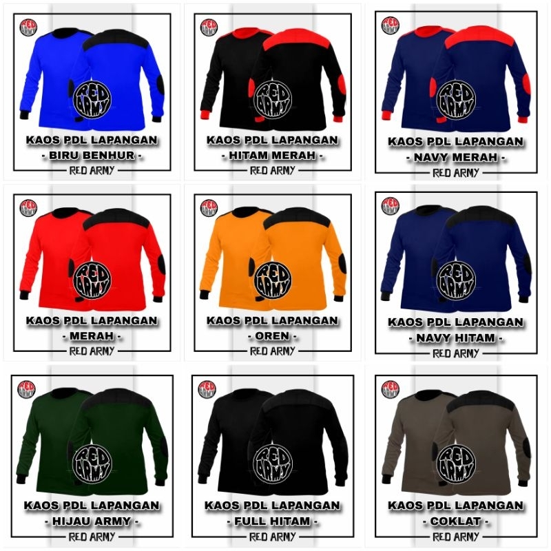 GROSIR KAOS LAPANGAN KAOS TACTICAL PDL SATPAM POLOS LENGAN PANJANG KAOS PDL SECURITY KAOS PRAMUKA KA