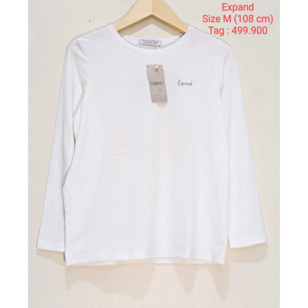 042 Expand Kaos Lengan Panjang Atasan Pakaian Wanita Original