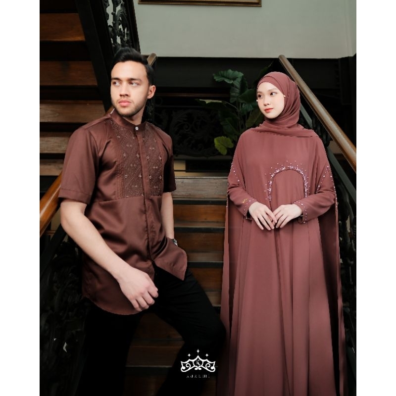 READY - FREE GIFT - (LUNA DEWASA) ORI KAZAMI - SARIMBIT LUNA ABAYA KAZAMI STORE - DRESS GAMIS PAYET 