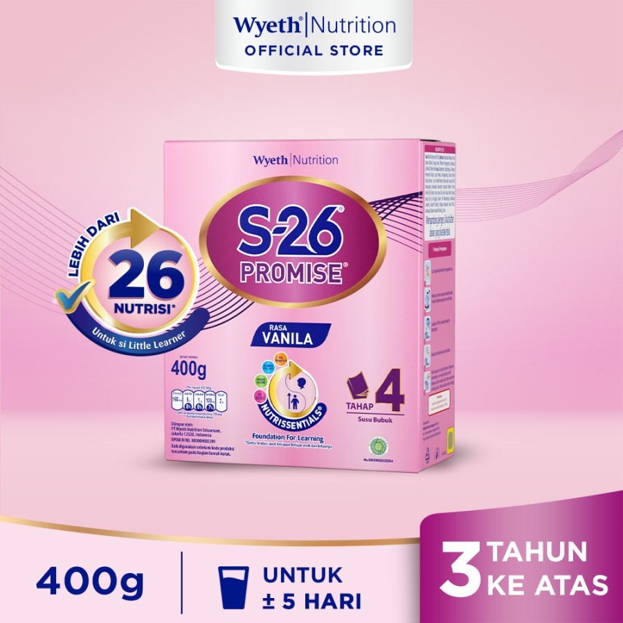 Wyeth S26 Promise Tahap 4 400 gr