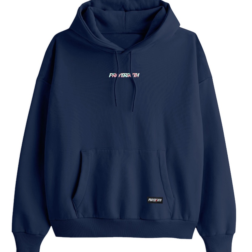 FG2 PRAYERFAITH  Hoodie Polos Basic Abstrak