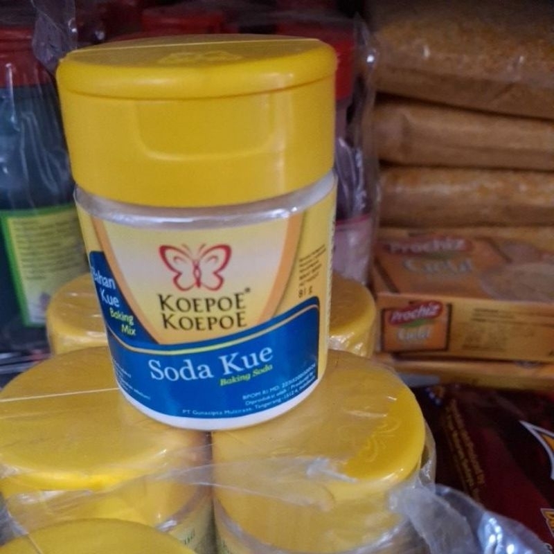 

Soda Kue, baking soda merek Koepoe kupu bahan baking 81gr