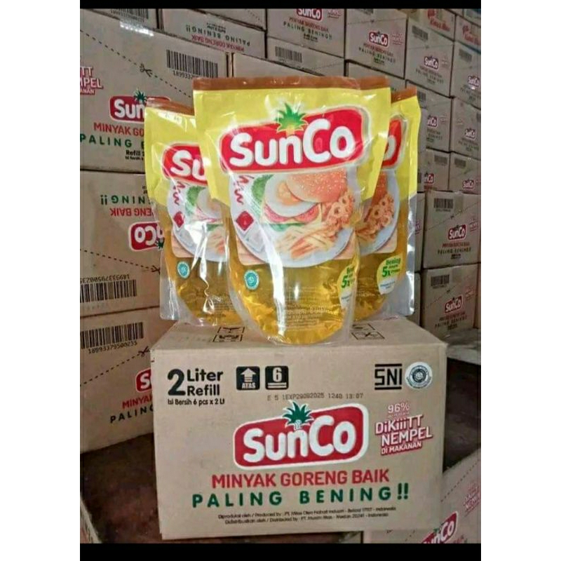 

Minyak goreng SUNCO 2L /kebutuhan dapur/Minyak goreng murah